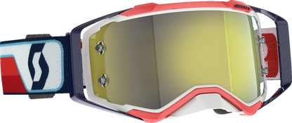 SCOTT Prospect Goggle - Red/White - Yellow Chrome Works Lens 272821-1005289
