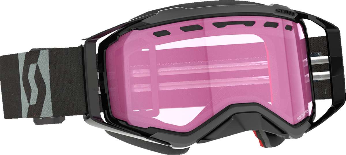 SCOTT Prospect Snow Cross Goggle - Black/Gray - Dual Pane - Rose Lens 272846-1001134