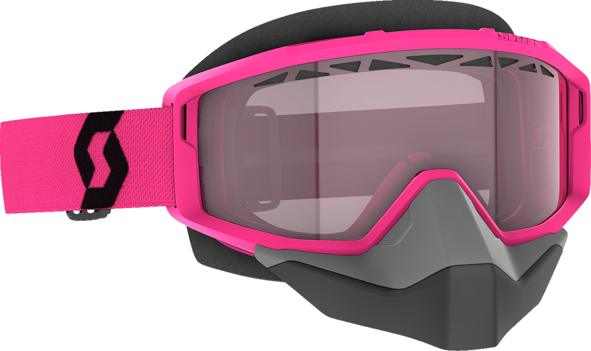 SCOTT Primal Snow Cross Goggle - Pink/Black - Dual Pane - Rose Lens 278606-1665134