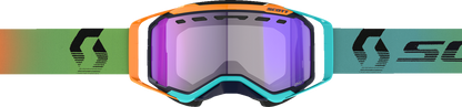 SCOTT Prospect Snow Cross Goggle - Blue/Orange - Dual Pane - Light Sensitive - Blue Chrome Lens 278603-1454307