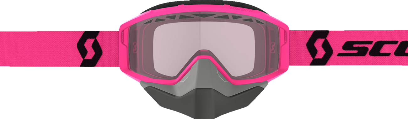 SCOTT Primal Snow Cross Goggle - Pink/Black - Dual Pane - Rose Lens 278606-1665134