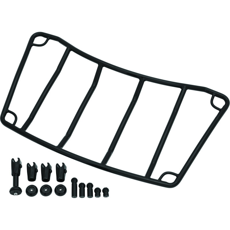 Kuryakyn Trunk Luggage Rack Adjustable Gloss Black