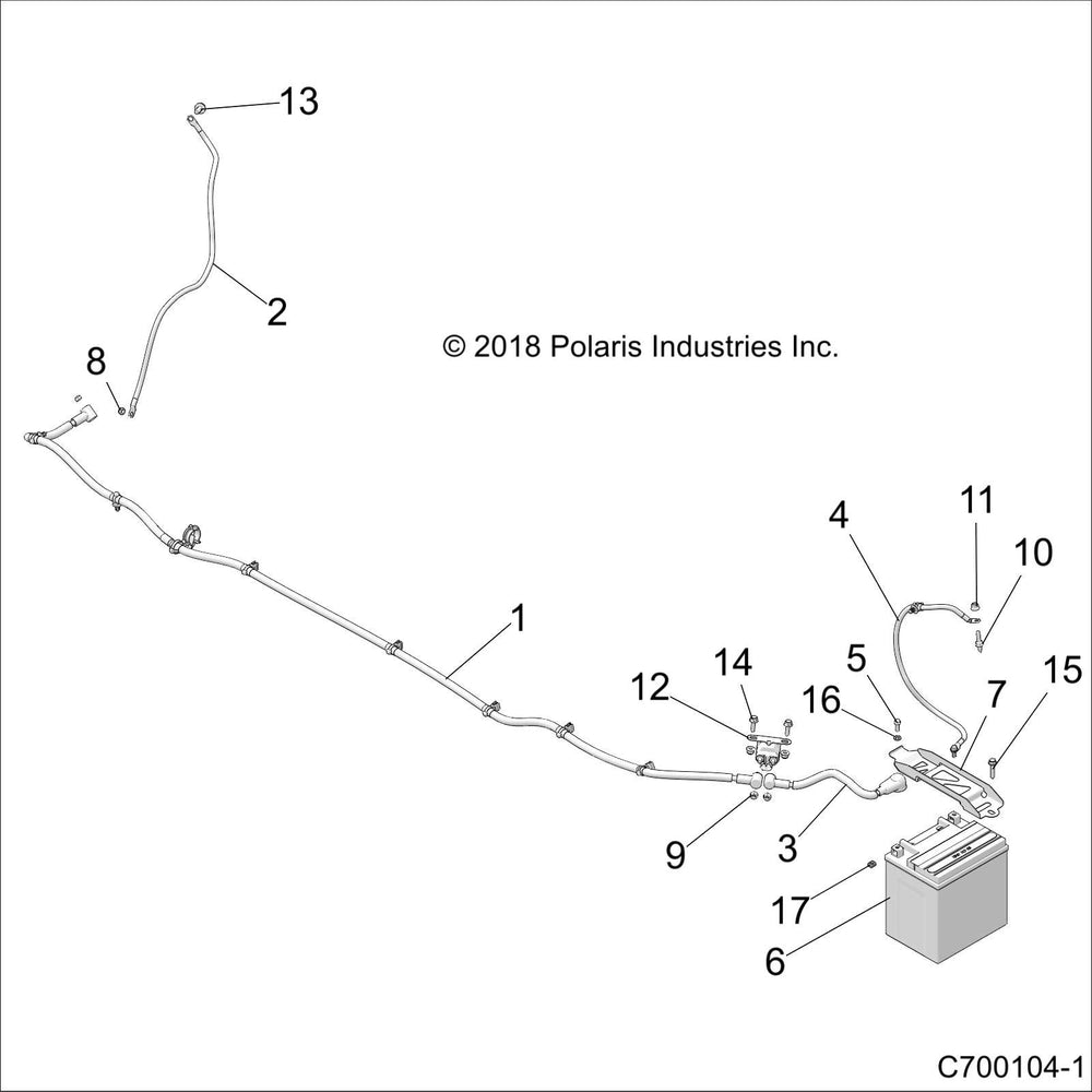 
                      
                        Polaris RZR Main Battery Strap, Black, Genuine OEM Part 5265959-329, Qty 1
                      
                    