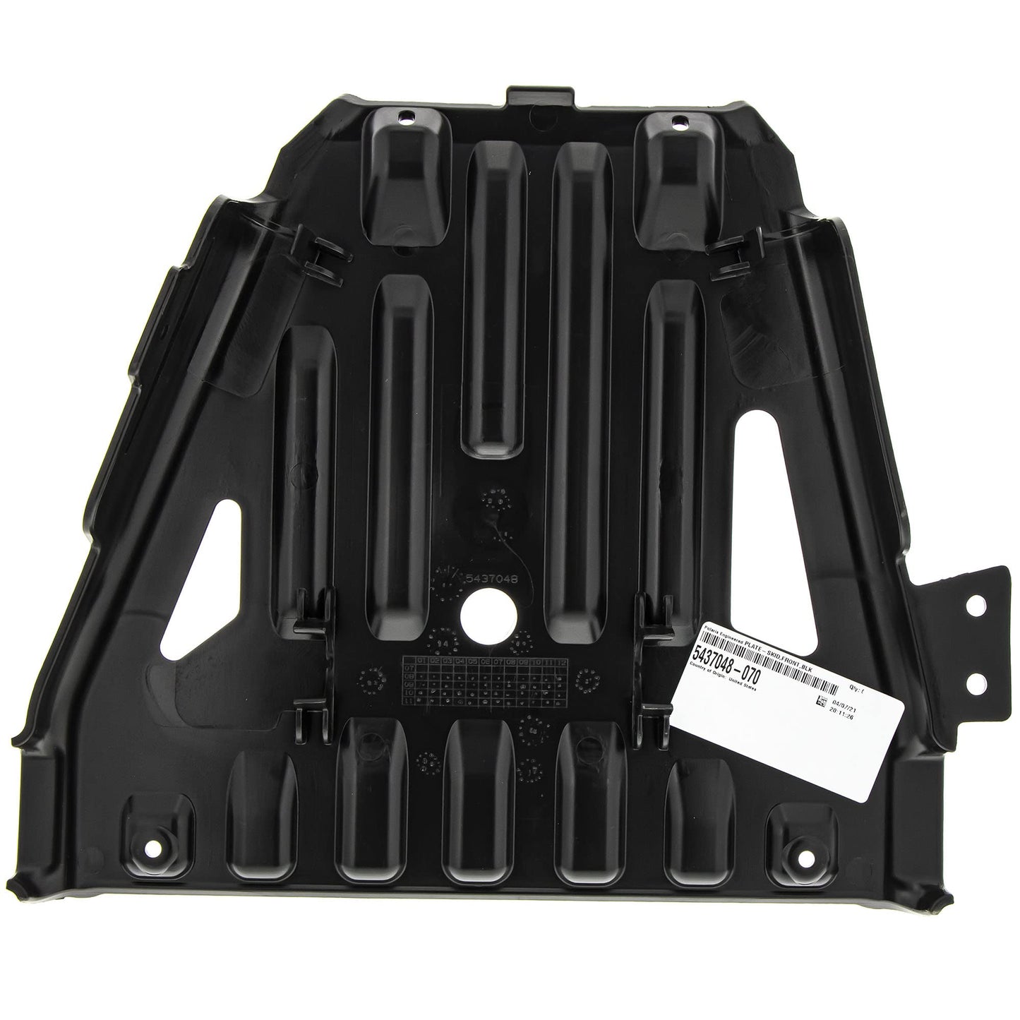 Polaris ATV Skid Plate, Front, Genuine OEM Part 5437048-070, Qty 1