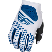 Youth Kinetic Center Gloves White/Navy Yl