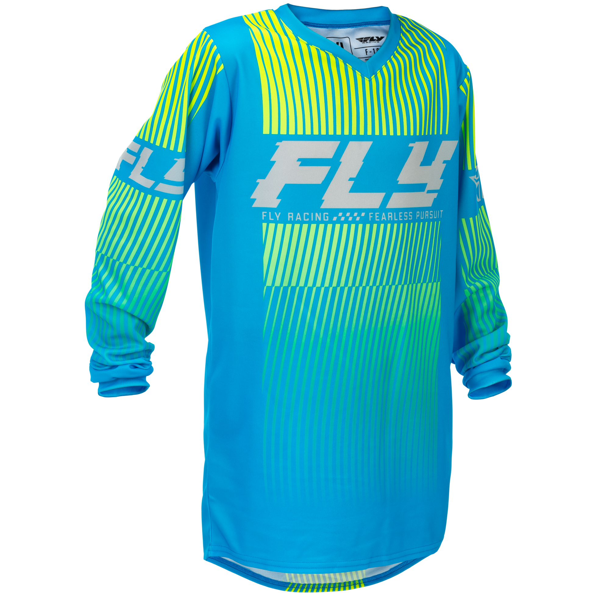 Youth F 16 Jersey Blue/Hi Vis Yxl