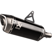AKRAPOVIC Slip-On Line Muffler - Titanium - Black - Honda XL750 Transalp S-H7SO6-HRTBL