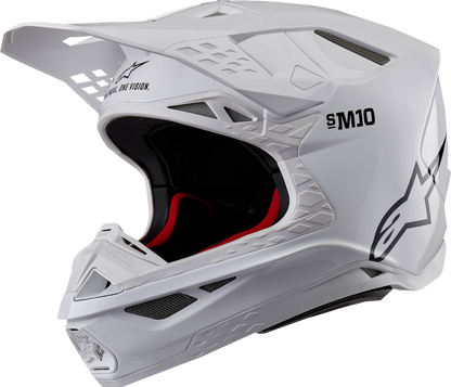 ALPINESTARS Supertech M10 Helmet - Solid - MIPS® - Gloss White - 2XL 8300323-2180-2X