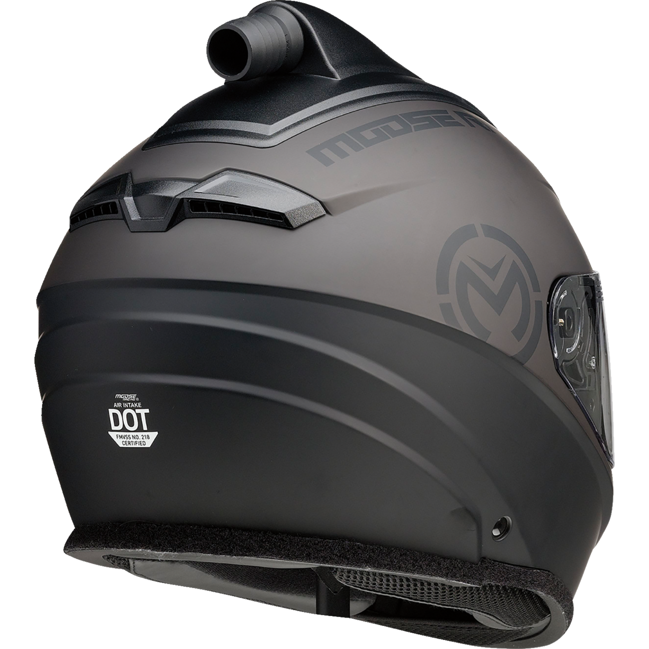 MOOSE OFFROAD Air Intake Helmet - Black - Small 0110-8092