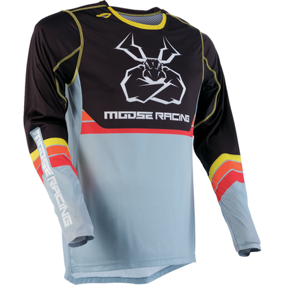 MOOSE OFFROAD Agroid Jersey - Gray/Yellow - Medium 2910-7513
