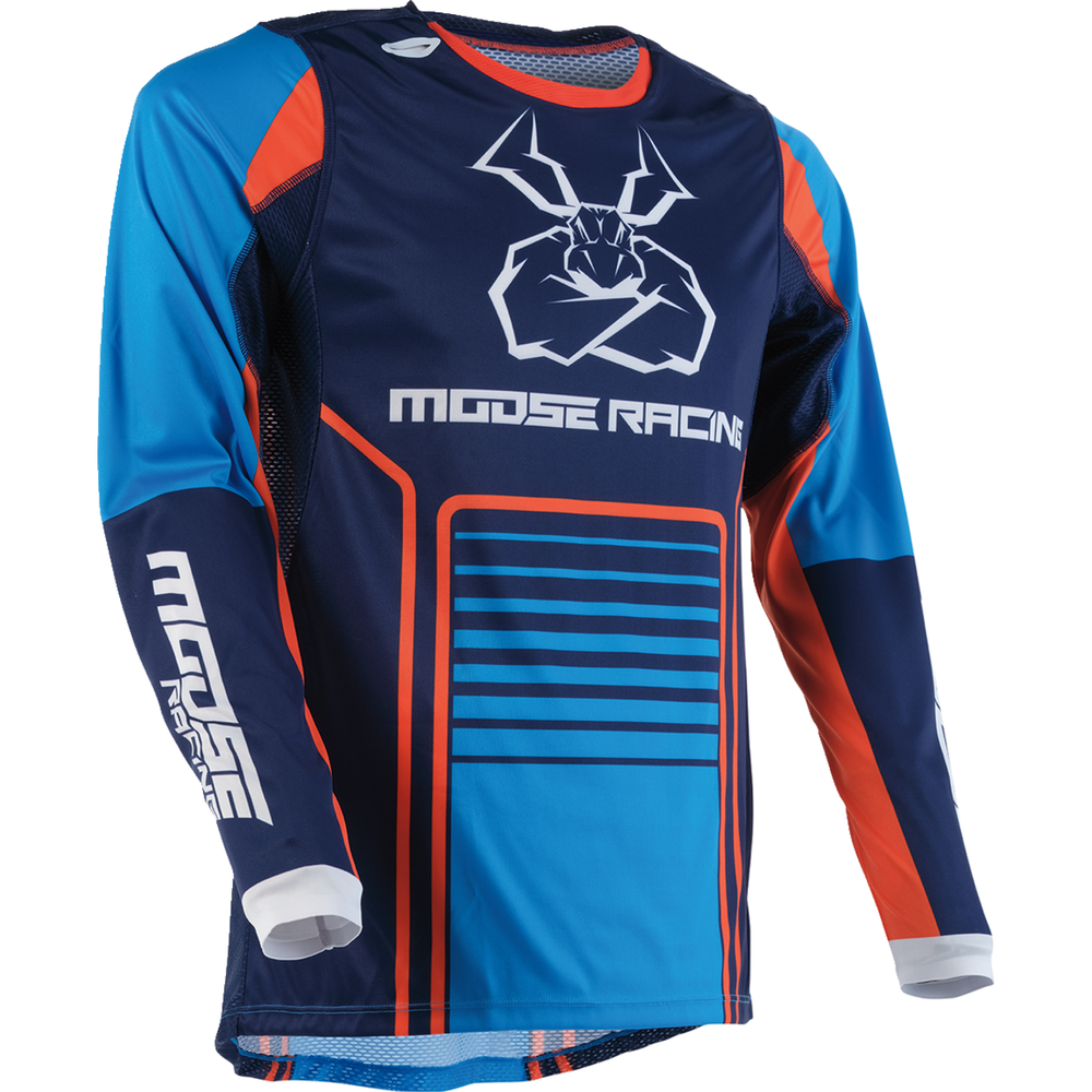 MOOSE OFFROAD Agroid Jersey - Blue/Orange - 2XL 2910-7492