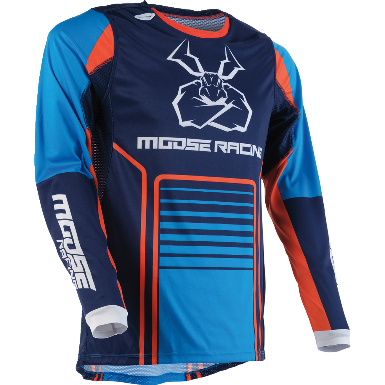 MOOSE OFFROAD Agroid Jersey - Blue/Orange - 2XL 2910-7492