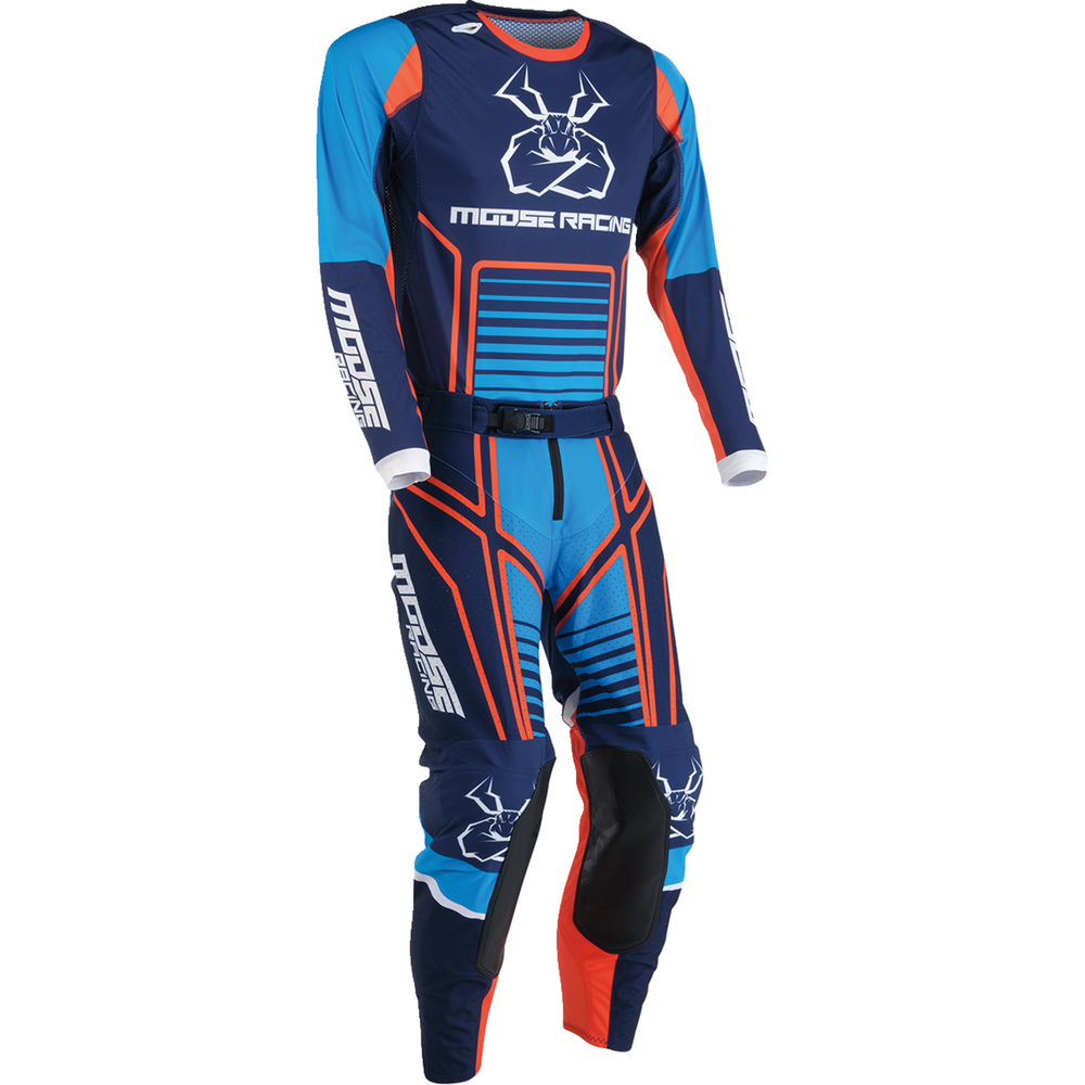 MOOSE OFFROAD Agroid Jersey - Blue/Orange - 2XL 2910-7492