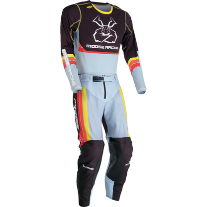 MOOSE OFFROAD Agroid Jersey - Gray/Yellow - Medium 2910-7513