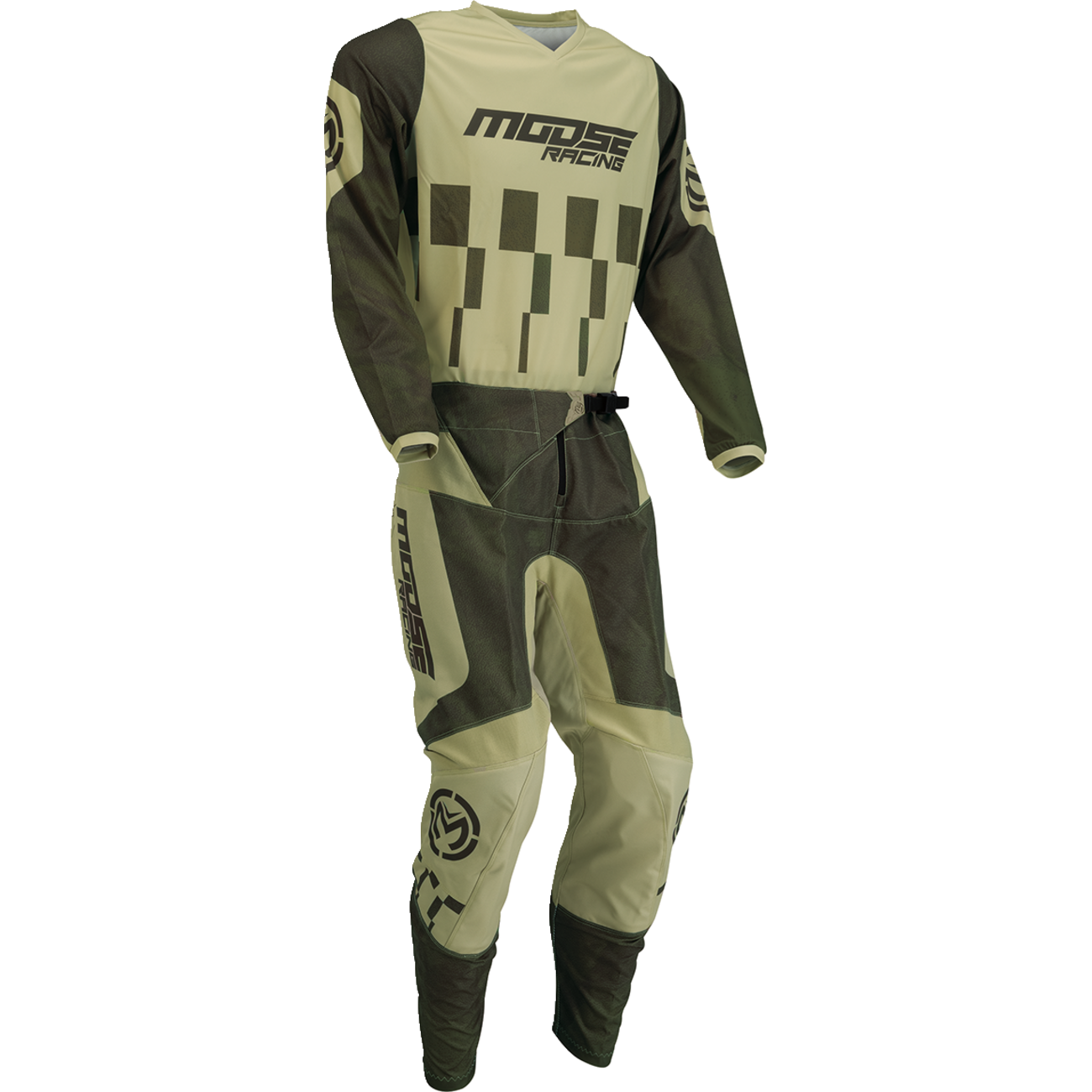 MOOSE OFFROAD Qualifier? Jersey - Green/Tan - 4XL 2910-7548