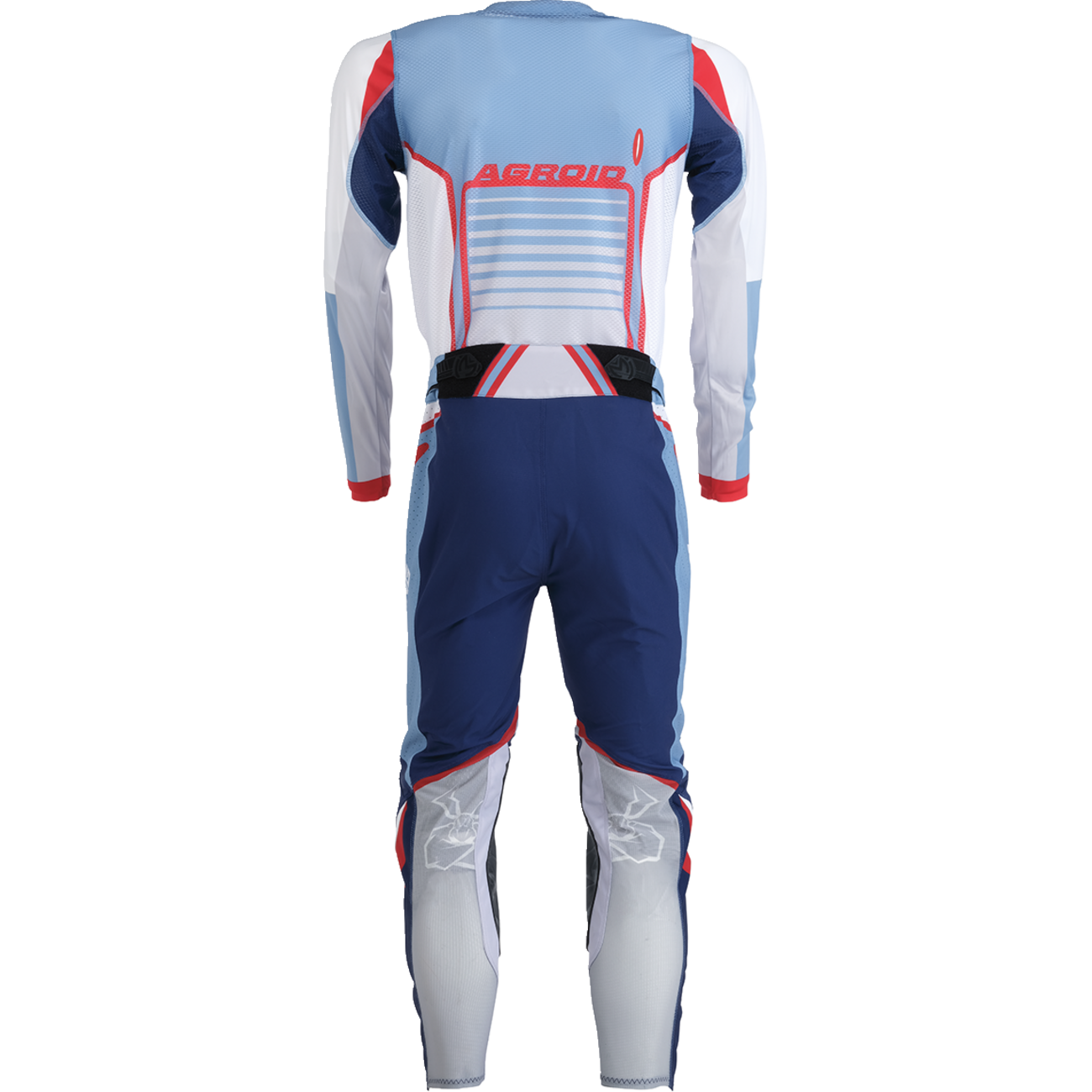 MOOSE OFFROAD Agroid Jersey - Gray/Blue - Medium 2910-7495