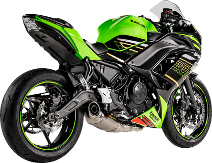 AKRAPOVIC Racing Line Exhaust System - Titanium - Kawasaki Ninja 650 S-K6R13-AFCRT/1
