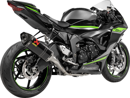 AKRAPOVIC Racing Line Exhaust System - Carbon - Kawasaki ZX-6R S-K6R11-RC/1