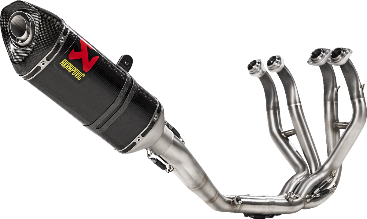AKRAPOVIC Racing Line Exhaust System - Carbon - Kawasaki ZX-6R S-K6R11-RC/1