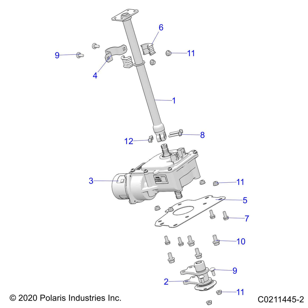 
                      
                        Polaris ATV Steering Post Assembly, Lower, Genuine OEM Part 1824101, Qty 1
                      
                    
