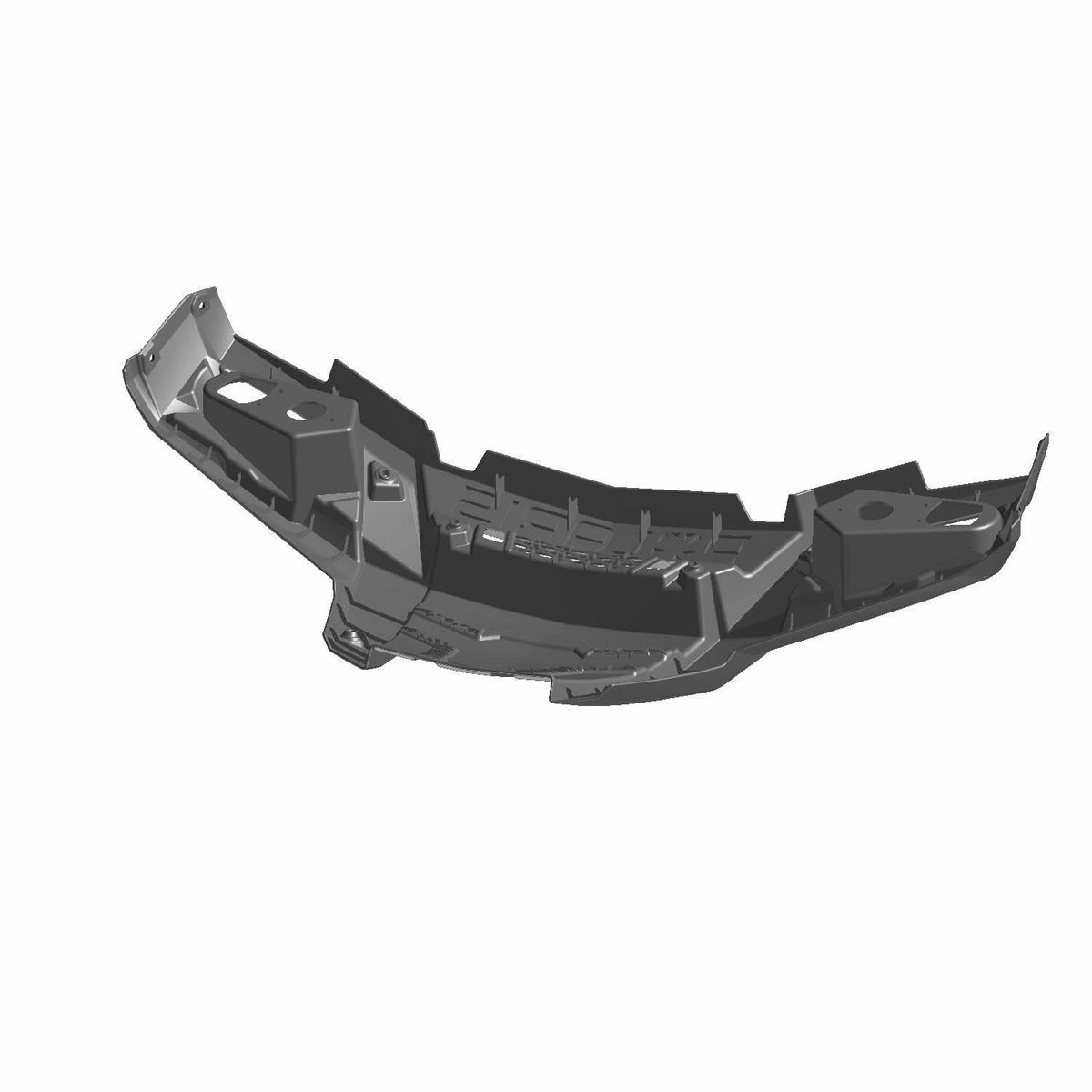 Polaris RZR Bumper Assembly, Rear, Gloss Black, Genuine OEM Part 2634148-070, Qty 1
