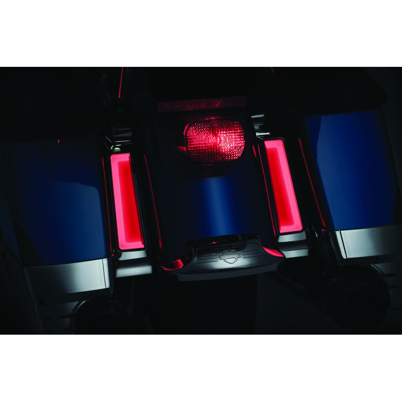 Kuryakyn Tracer L.E.D. Inserts For Saddlebag Supports Chrome