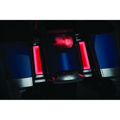 Kuryakyn Tracer L.E.D. Inserts For Saddlebag Supports Chrome