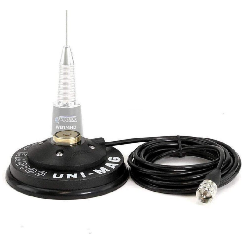 Rugged Radios UNI-MAG Universal NMO or Magnetic Antenna Mount
