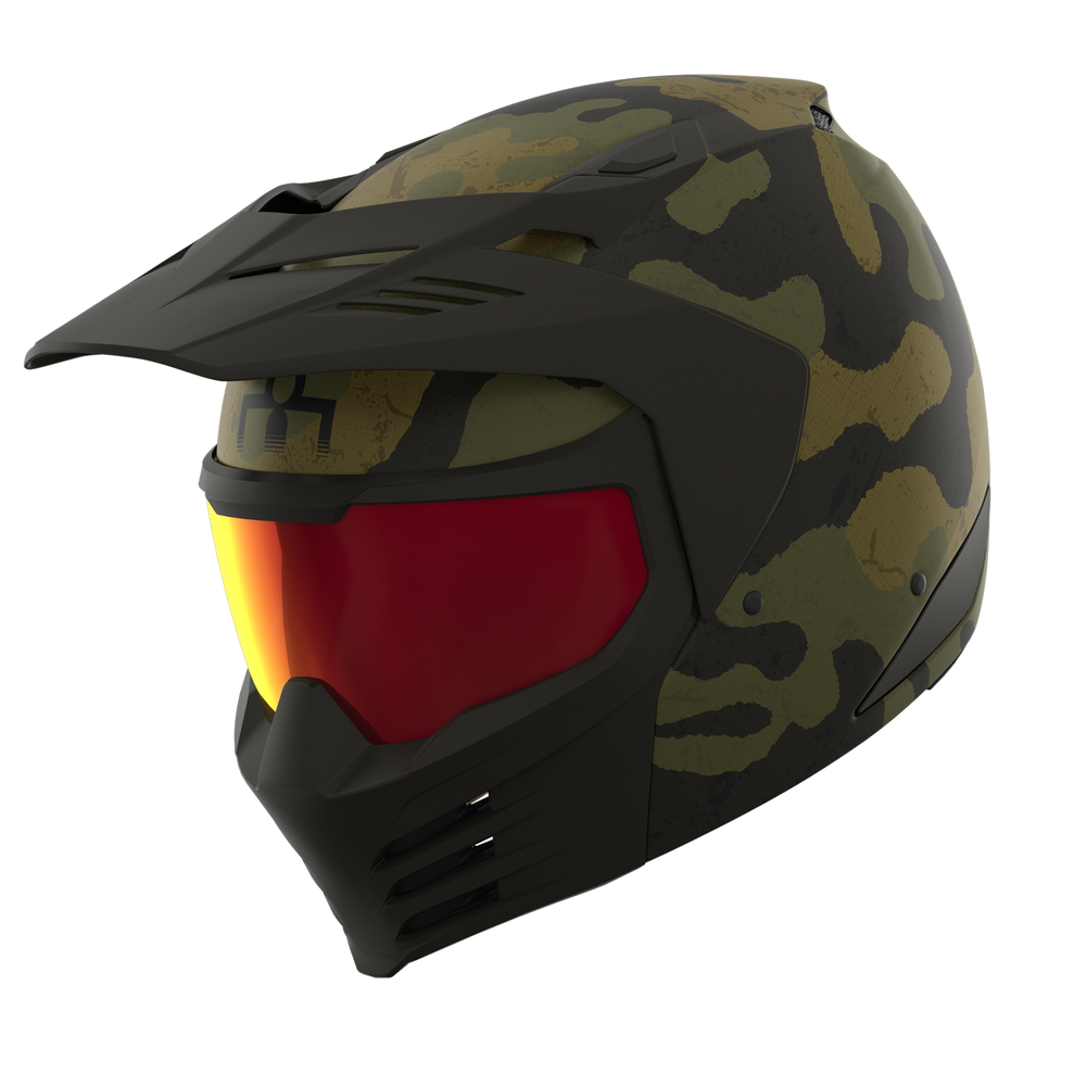 ICON Elsinore* Helmet - Magnacross - Green - Large 0104-3288