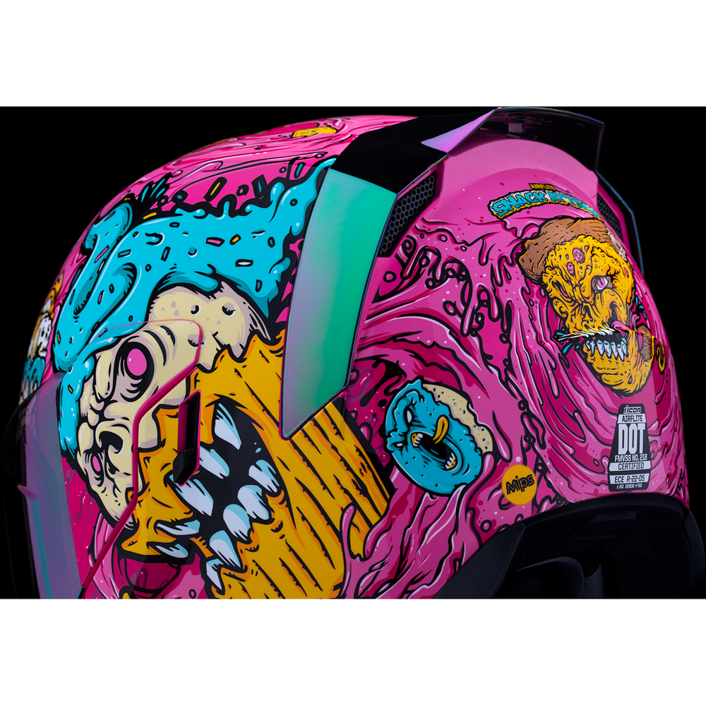 
                      
                        ICON Airflite* Helmet - Snack Attack - MIPS? - Pink - 3XL 0101-16933
                      
                    