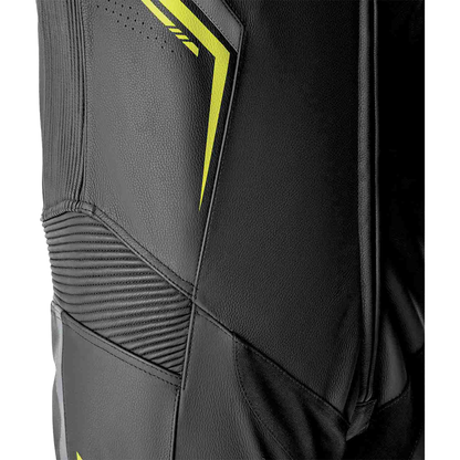S1 D3o Suit Blk/Gry/Flo Yel Leather 3x