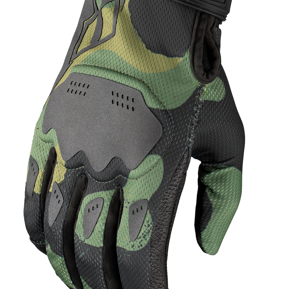 ICON Hooligan Magnacross* Gloves - Camo Green - 3XL 3301-4826