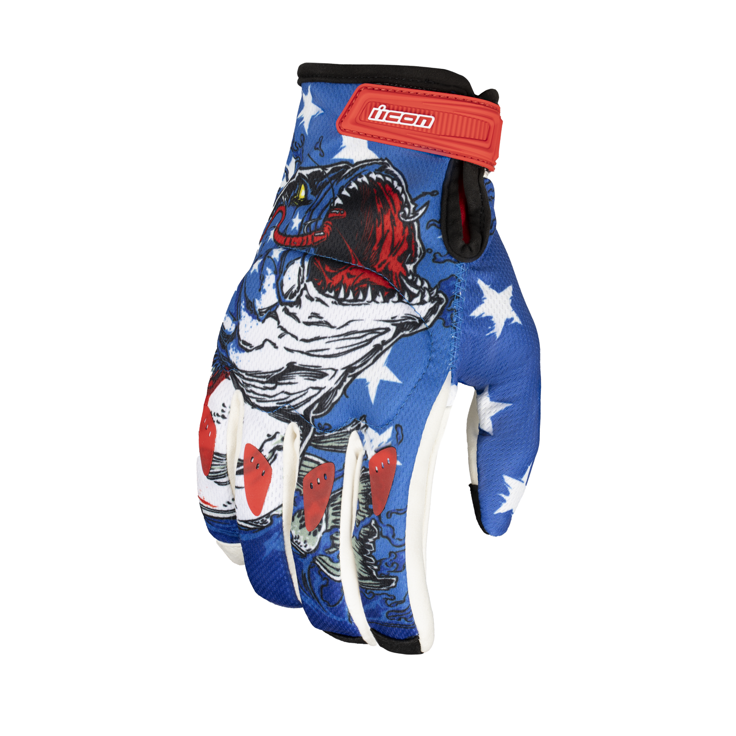 ICON Hooligan Basstard* Gloves - Blue - 3XL 33014838