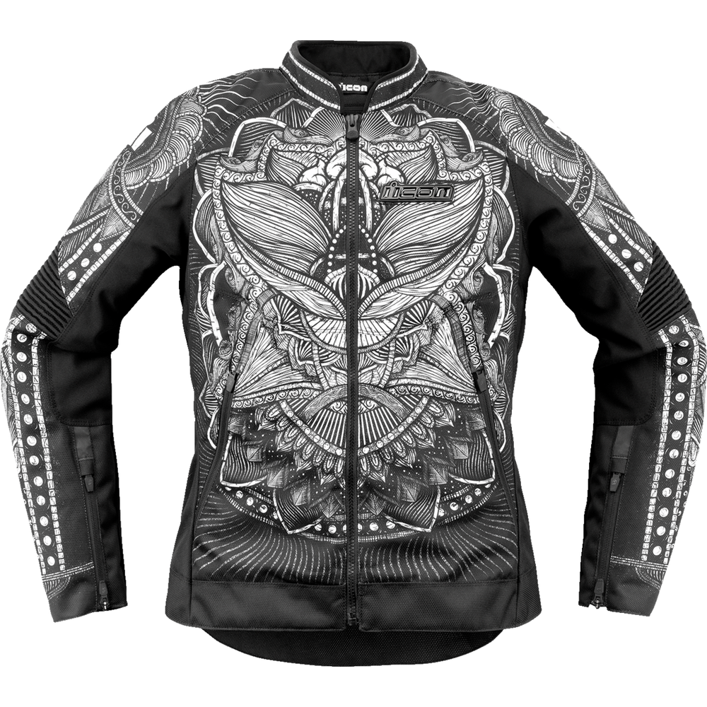 ICON Women's Overlord3 Noble* Jacket - Black - Medium 28221605