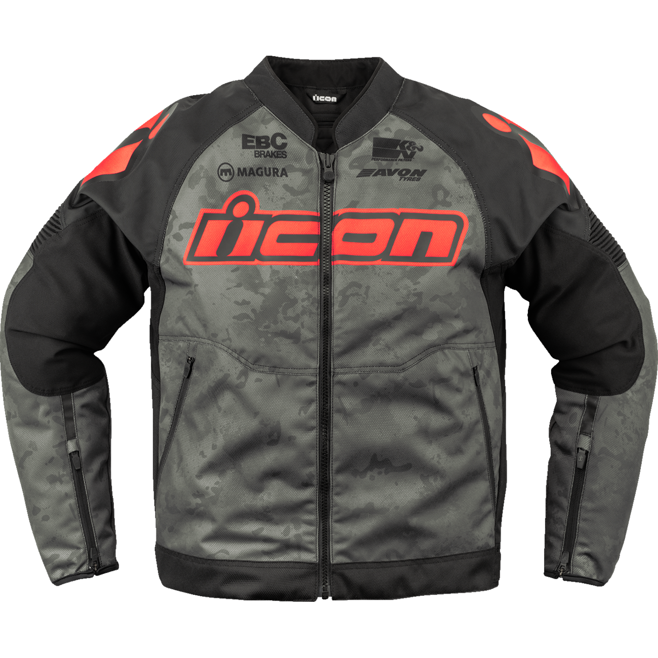 ICON Overlord3* Magnacross Jacket - Gray Camo - XL 2820-6715