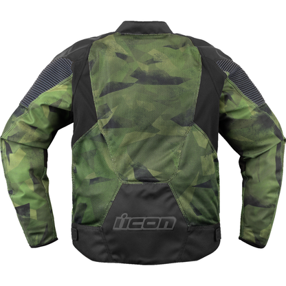 ICON Overlord3 Mesh* Camo Jacket - Green - 2XL 2820-6710