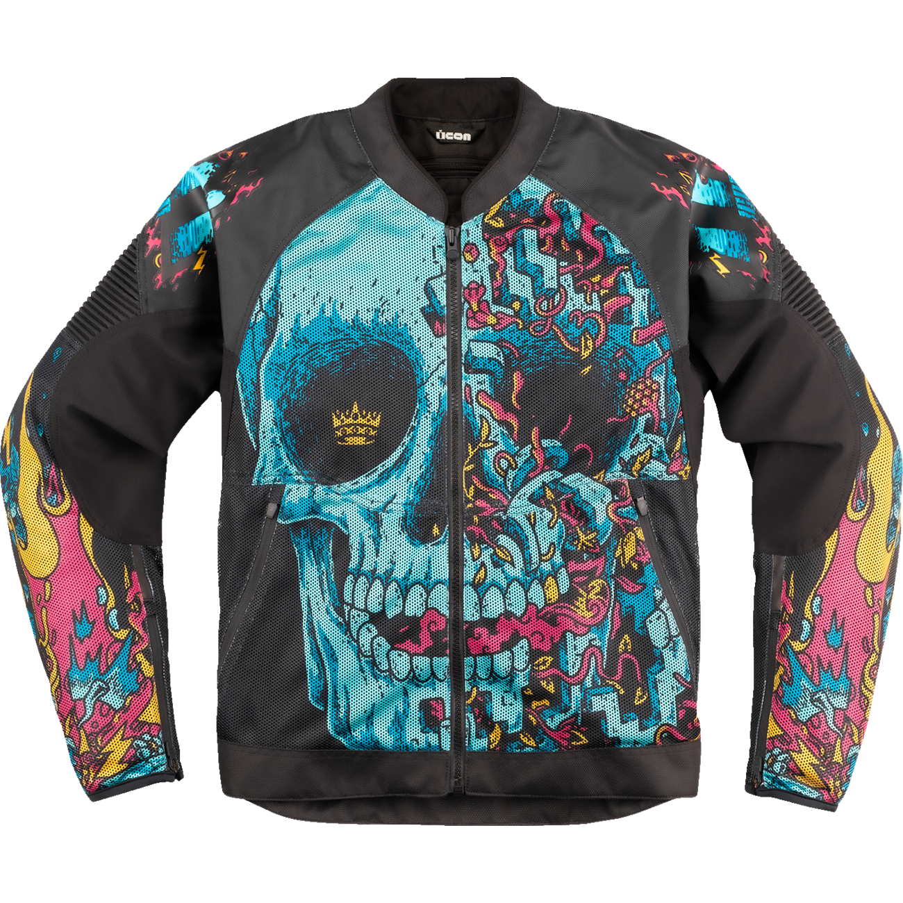 ICON Overlord3 Mesh Munchies* Jacket - Teal - Medium 2820-6725