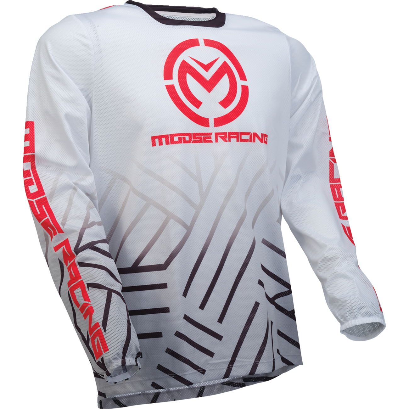 MOOSE OFFROAD Sahara Jersey - Black/White - Large 29107950