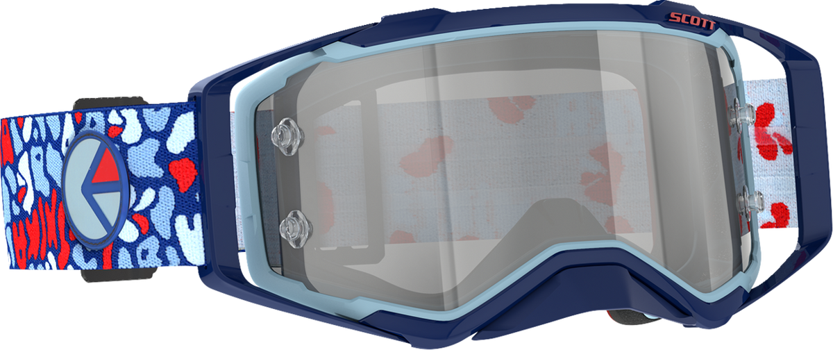 SCOTT Prospect Goggle - Ethika - Blue/Red - Silver Chrome Works Lens 422080-1105269