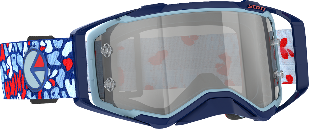 SCOTT Prospect Goggle - Ethika - Blue/Red - Silver Chrome Works Lens 422080-1105269