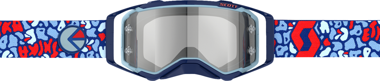 SCOTT Prospect Goggle - Ethika - Blue/Red - Silver Chrome Works Lens 422080-1105269