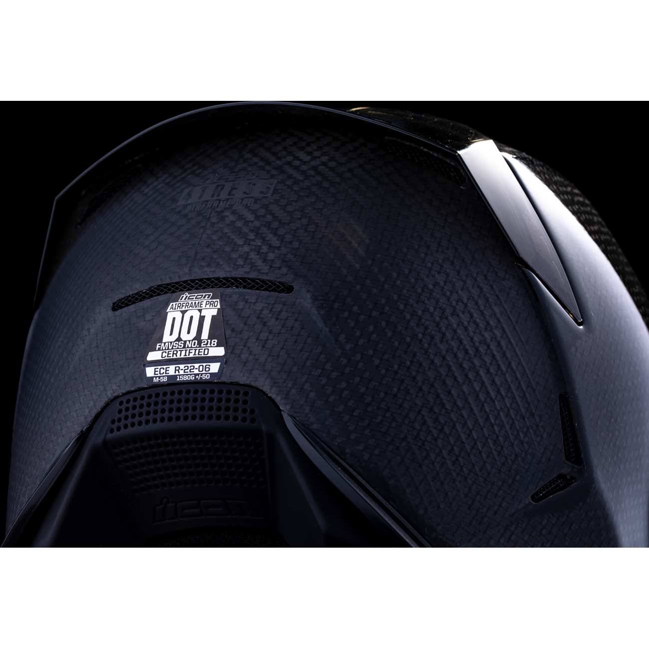 ICON Airframe Pro* Helmet - Carbon 4Tress - Black - Medium 0101-16654