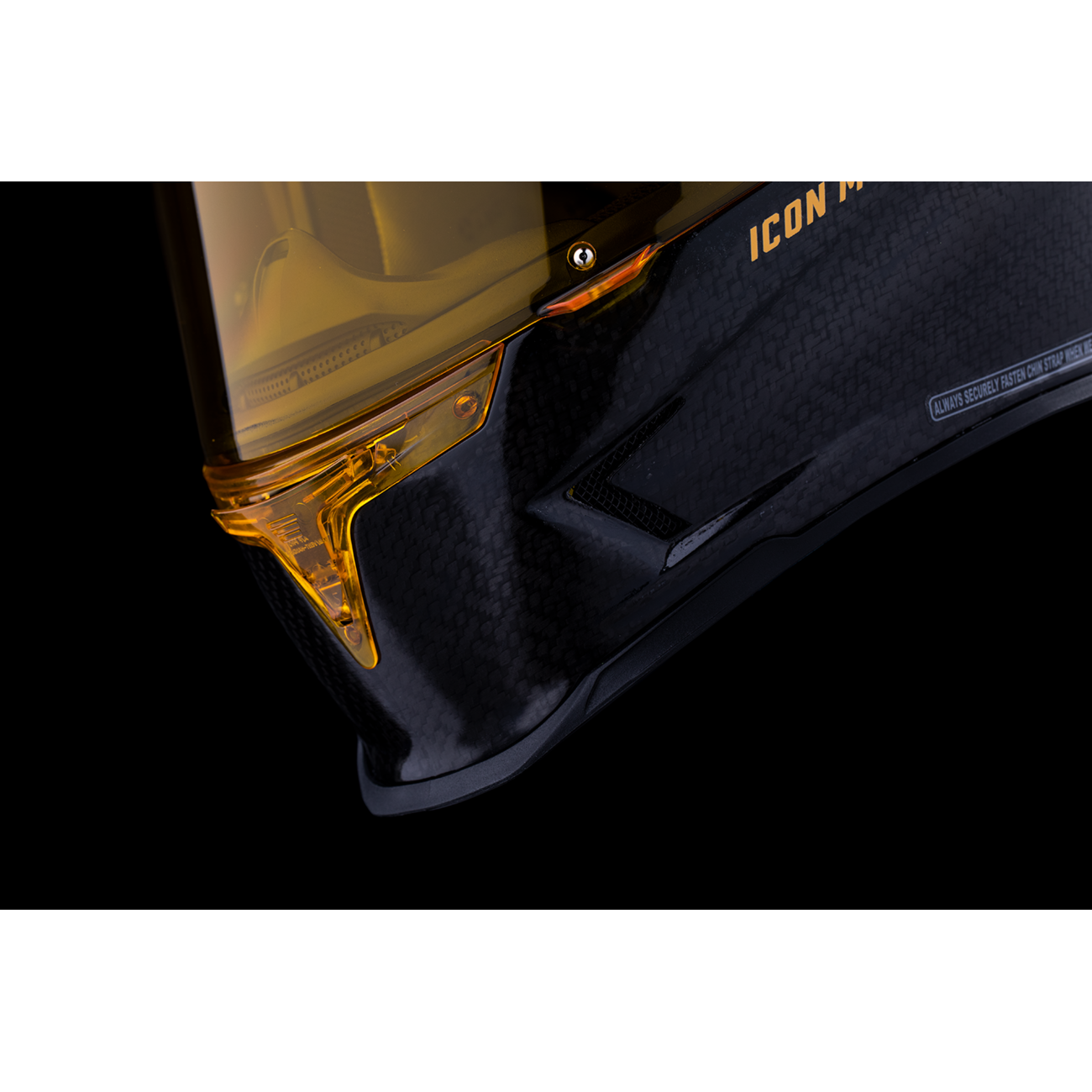 ICON Airframe Pro* Helmet - Carbon 4Tress - Yellow - Small 0101-16660