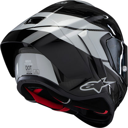 ALPINESTARS Supertech R10 Helmet - Element - Carbon/Silver/Black - Medium 8200324-1368-M