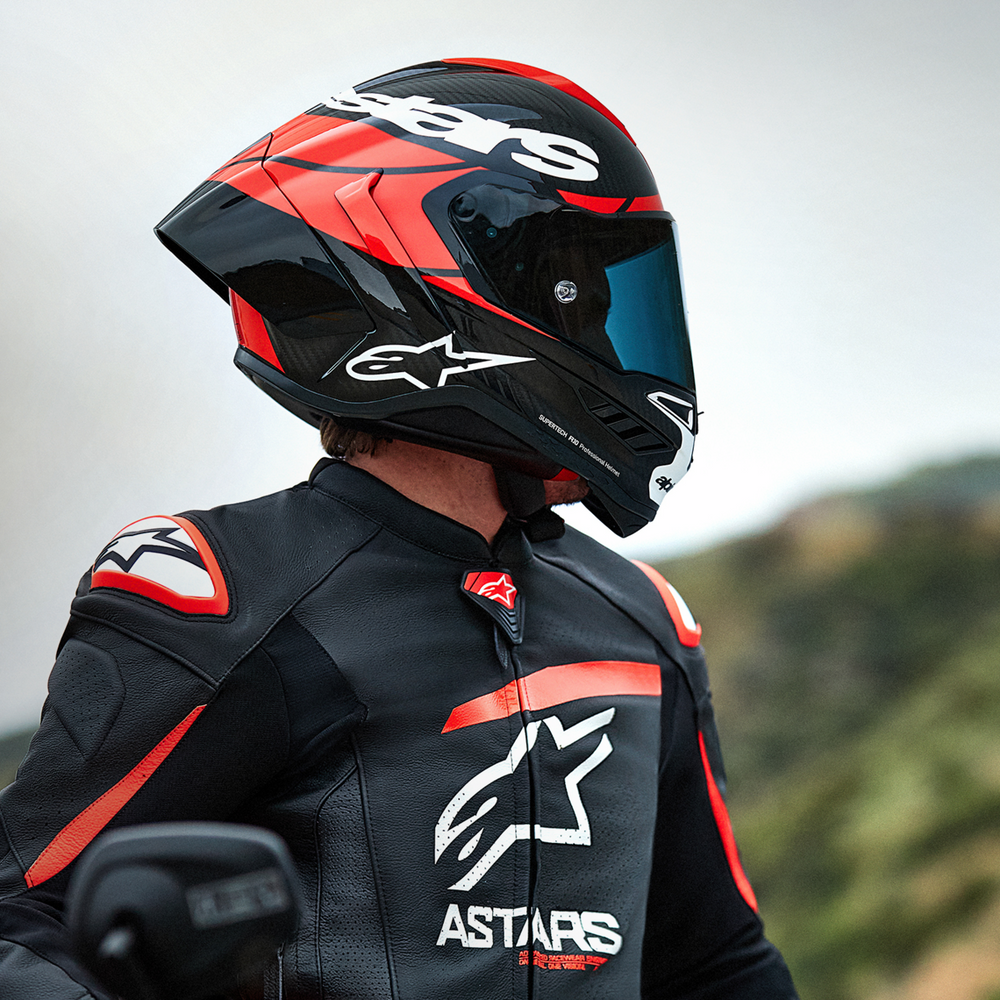 
                      
                        ALPINESTARS Supertech R10 Helmet - Element - Carbon/Red/White - Large 8200324-1363-L
                      
                    
