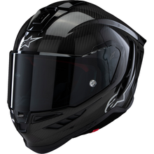 ALPINESTARS Supertech R10 Helmet - Solid - Carbon Black - Medium 8200124-1902-M