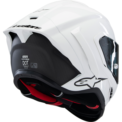 ALPINESTARS Supertech R10 Helmet - Solid - Gloss White - Medium 8200124-2170-M