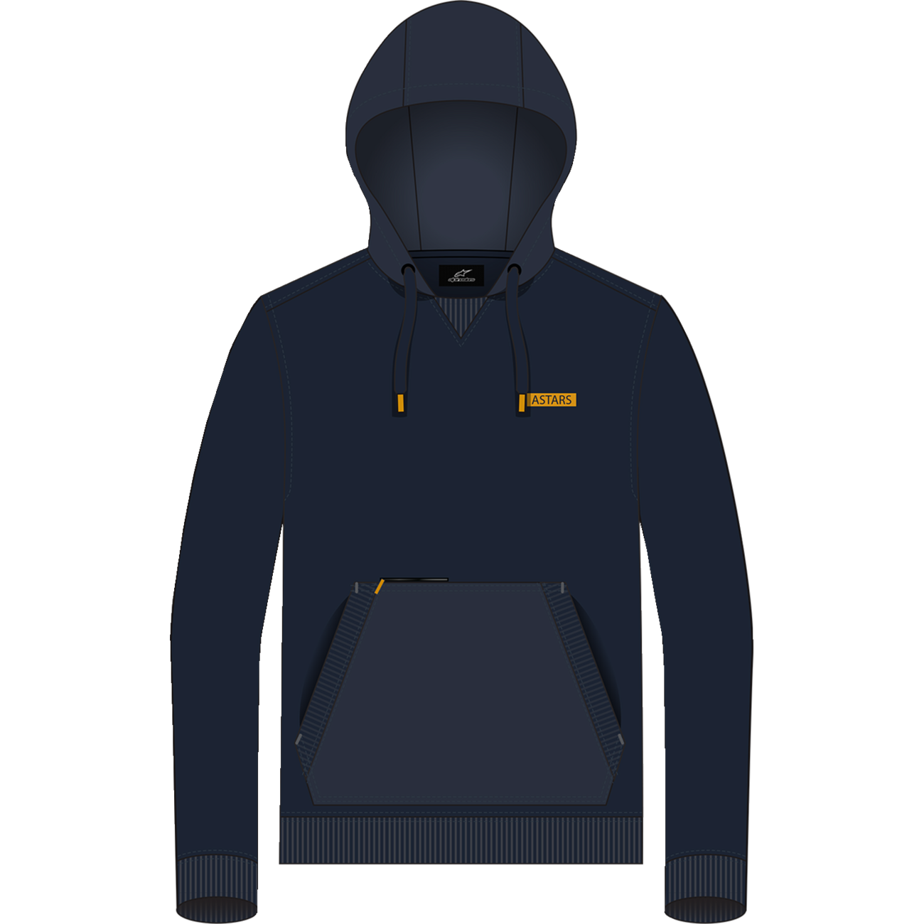 ALPINESTARS Rooted Pullover Hoodie - Dark Navy - 2XL 1214-51300-701-2XL