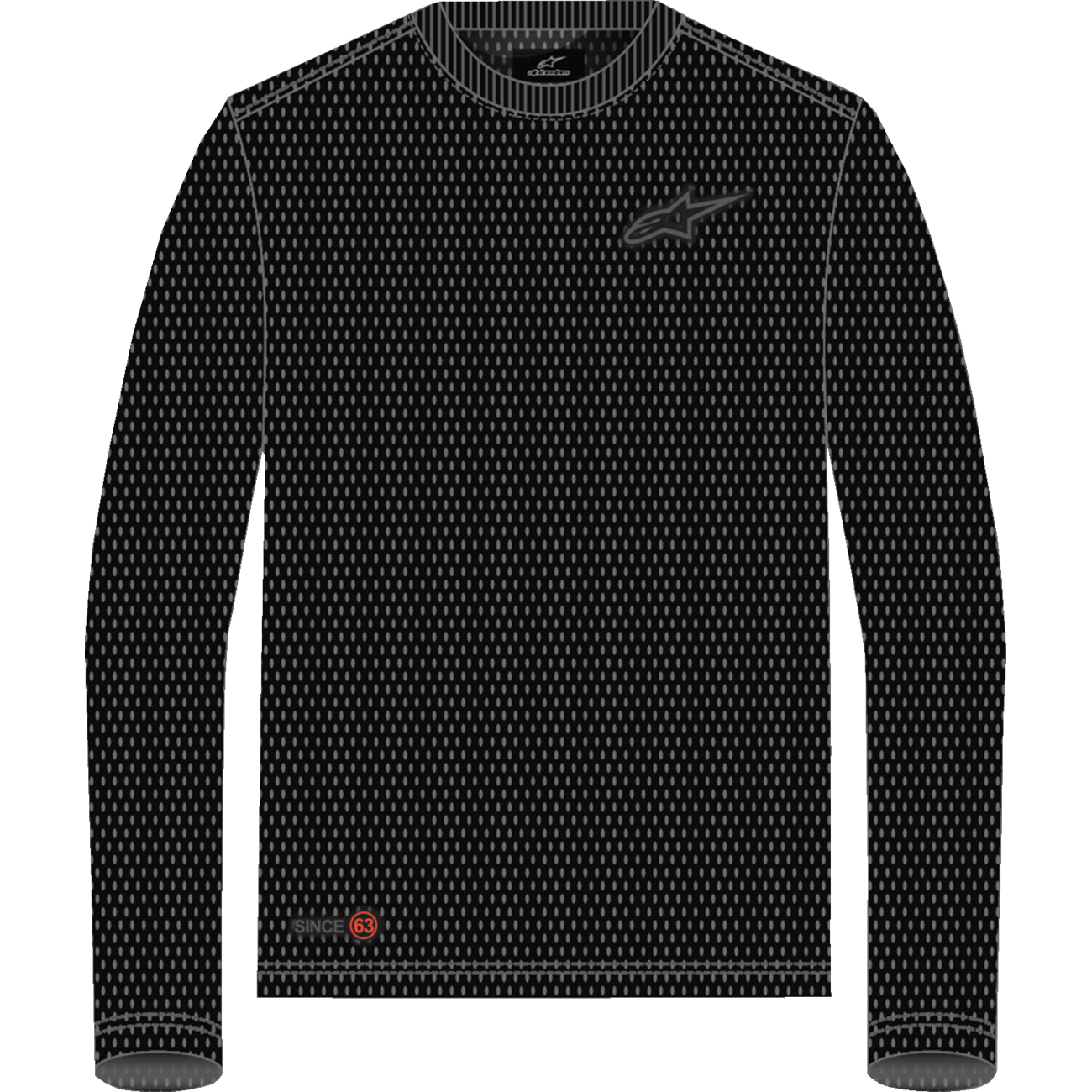 ALPINESTARS Inclinate Mesh Long-Sleeve T-Shirt - Black - 2XL 1214-73500-10-2XL