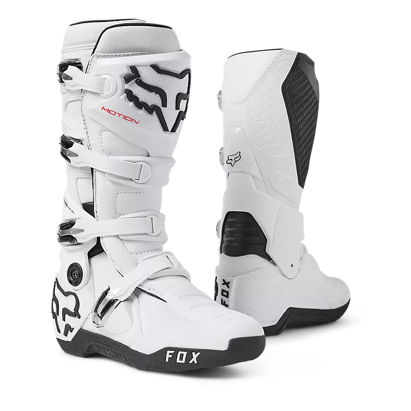 Fox Racing White Motion Boots 29682-008